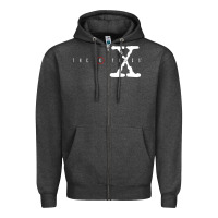 Charcoal Heather the x files [tb] Zipper Hoodie - PixelWave
