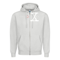 Dove Grey the x files [tb] Zipper Hoodie - PixelWave