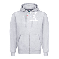 Heather Grey the x files [tb] Zipper Hoodie - PixelWave