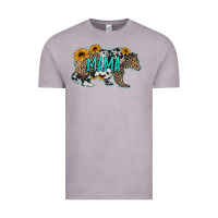 Vintage Zinc mama bear sunflowers leopard cowhide mother's day Vintage Tee - Jasminsmagicworld