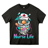 Asphalt nurse life  gnome Heavy Core Tee - BarkalooDesign