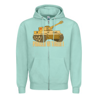 Seafoam panzer vi tiger i tank gift ww2 german army tanks Zipper Hoodie - Craftify