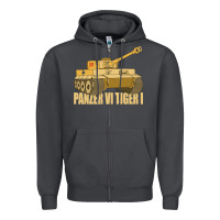 Smoke panzer vi tiger i tank gift ww2 german army tanks Zipper Hoodie - Craftify