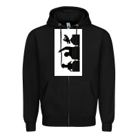 Black mst3k Zipper Hoodie - Craftify