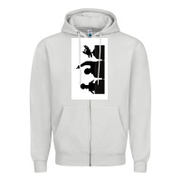 Dove Grey mst3k Zipper Hoodie - Craftify
