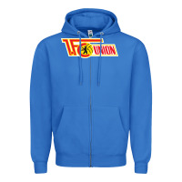 True Royal cool-1.-fc-union-berlin-merch Zipper Hoodie - Craftify