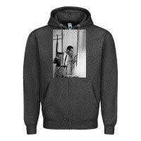 Charcoal Heather malcolm x Zipper Hoodie - Craftify