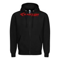 Black easton baseball Zipper Hoodie - Craftify