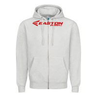 Dove Grey easton baseball Zipper Hoodie - Craftify