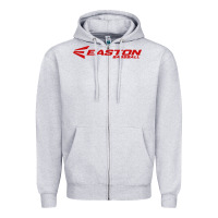 Heather Grey easton baseball Zipper Hoodie - Craftify