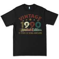 Black Vintage 1990 Limited Edition 31 Years Of Being Awesome Premium Tee - Bettercallsaul