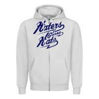 Dove Grey hater gonna hate Zipper Hoodie - Craftify