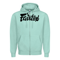 Seafoam Fairtex Combat Sport Style Black Zipper Hoodie - Craftify