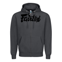 Smoke Fairtex Combat Sport Style Black Zipper Hoodie - Craftify