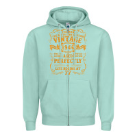 Seafoam vintage 1946 the man myth legend 77 year old birthday gifts Zipper Hoodie - trangStudio