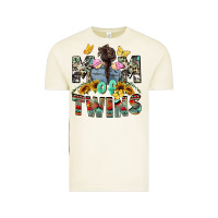 Mom Of Twins Girls Mother's Day Vintage Tee | Teevron
