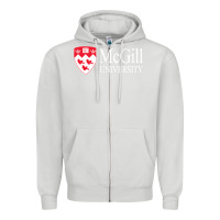 Dove Grey mcgill university Zipper Hoodie - Craftify