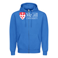 True Royal mcgill university Zipper Hoodie - Craftify