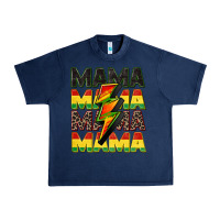Navy juneteenth mama Urban Heavy Tee - CowGirlArtShop