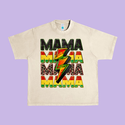 Juneteenth Mama Urban Heavy Tee Designed By Cowgirlartshop