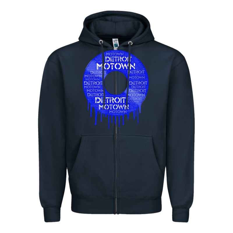 Detroit Motown Record T Shirt Motown Record T Shirt Zipper Hoodie by Craftify | Teevron
