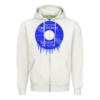 Oatmeal Heather detroit motown record t shirt motown record t shirt Zipper Hoodie - Craftify