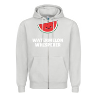 Dove Grey watermelon t  shirt watermelon whisperer t  shirt Zipper Hoodie - Craftify