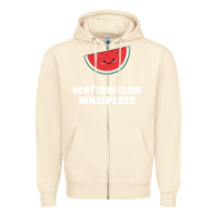 Sandshell watermelon t  shirt watermelon whisperer t  shirt Zipper Hoodie - Craftify