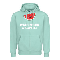 Seafoam watermelon t  shirt watermelon whisperer t  shirt Zipper Hoodie - Craftify