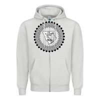 Dove Grey blackfeet nation flag   blackfeet Zipper Hoodie - Craftify