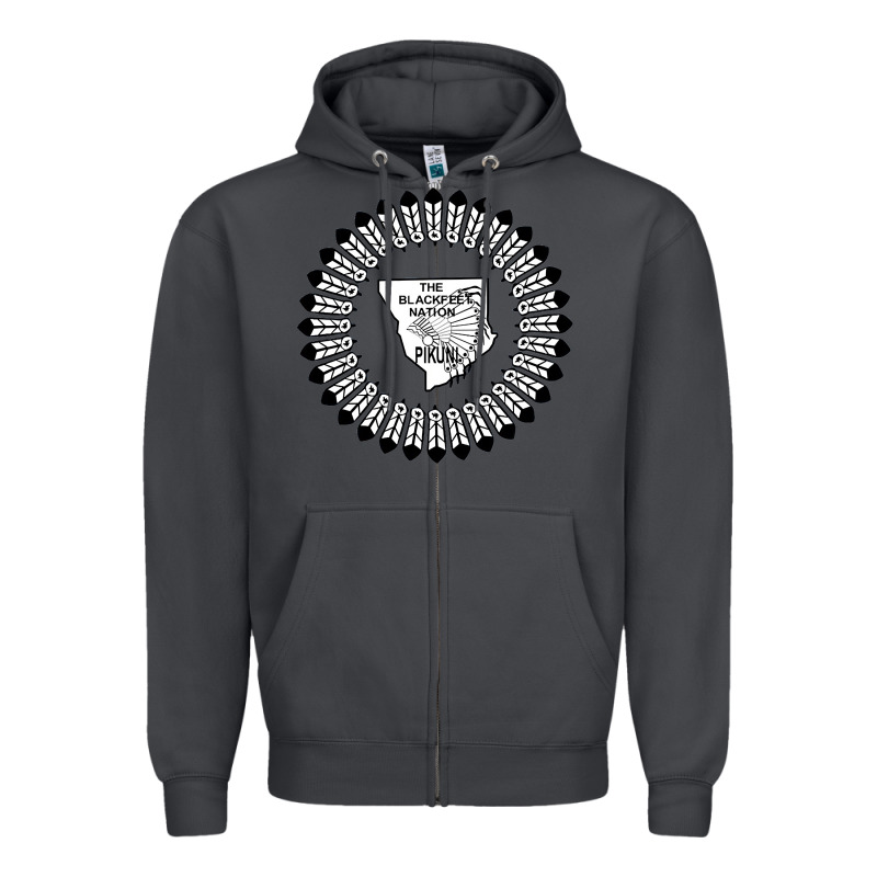 Blackfeet Nation Flag   Blackfeet Zipper Hoodie by Craftify | Teevron