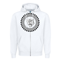 White blackfeet nation flag   blackfeet Zipper Hoodie - Craftify