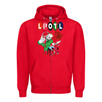 Red nice lpotl live laugh love Zipper Hoodie - Craftify