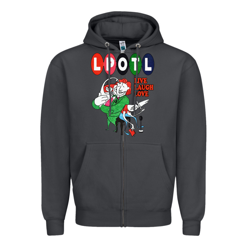 Nice Lpotl Live Laugh Love Zipper Hoodie by Craftify | Teevron