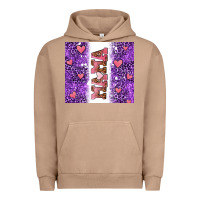 Pigment Burro purple leopard pink mama hearts Urban Hoodie - AdoDesignShop