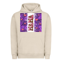 Pigment French Oak purple leopard pink mama hearts Urban Hoodie - AdoDesignShop