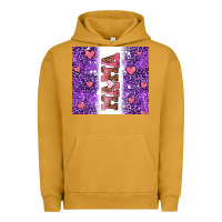 Pigment Peanut Butter purple leopard pink mama hearts Urban Hoodie - AdoDesignShop