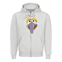 Dove Grey gonzo Zipper Hoodie - Craftify