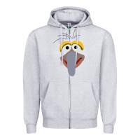 Heather Grey gonzo Zipper Hoodie - Craftify