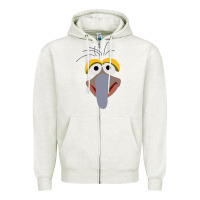 Oatmeal Heather gonzo Zipper Hoodie - Craftify