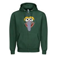 Sports Green gonzo Zipper Hoodie - Craftify