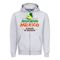 Heather Grey Avocados From Mexico Always In Season Classic Sweat Tank Women Classic Zipper Hoodie - Craftify