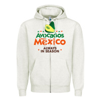Oatmeal Heather Avocados From Mexico Always In Season Classic Sweat Tank Women Classic Zipper Hoodie - Craftify