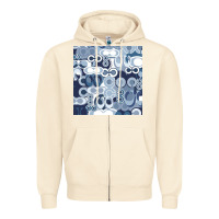 Sandshell coach blue Zipper Hoodie - Craftify