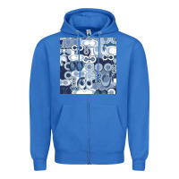 True Royal coach blue Zipper Hoodie - Craftify