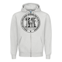 Dove Grey Washington & Jefferson College Zipper Hoodie - Craftify
