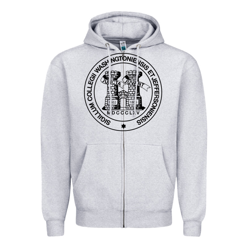 Washington & Jefferson College Zipper Hoodie by Craftify | Teevron