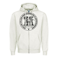 Oatmeal Heather Washington & Jefferson College Zipper Hoodie - Craftify