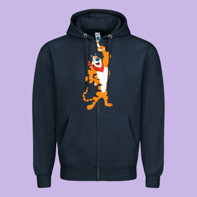Frosted Flakes Tony The Tiger T Shirt Zipper Hoodie Designed By Craftify