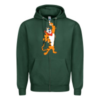 Sports Green Frosted Flakes Tony The Tiger T Shirt Zipper Hoodie - Craftify